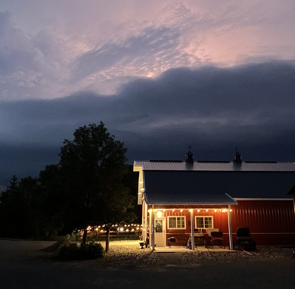The Barn on a Stormy Eve
