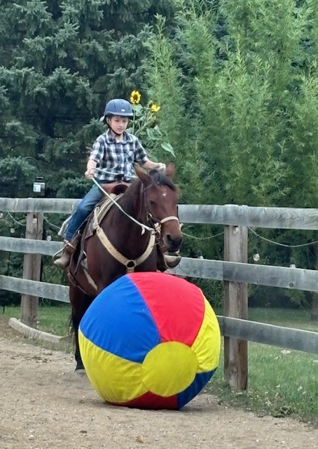 Baylee playing Ball!