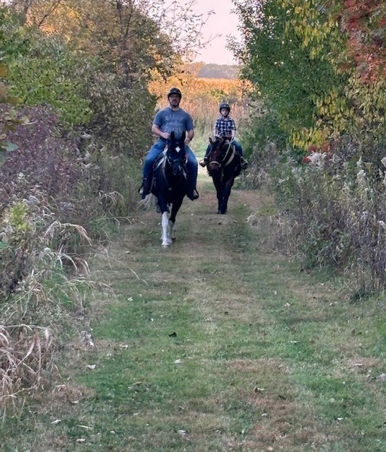 Father and Son Trail Ride