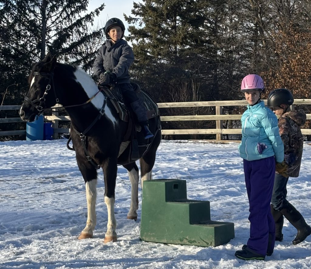 First time in the saddle!